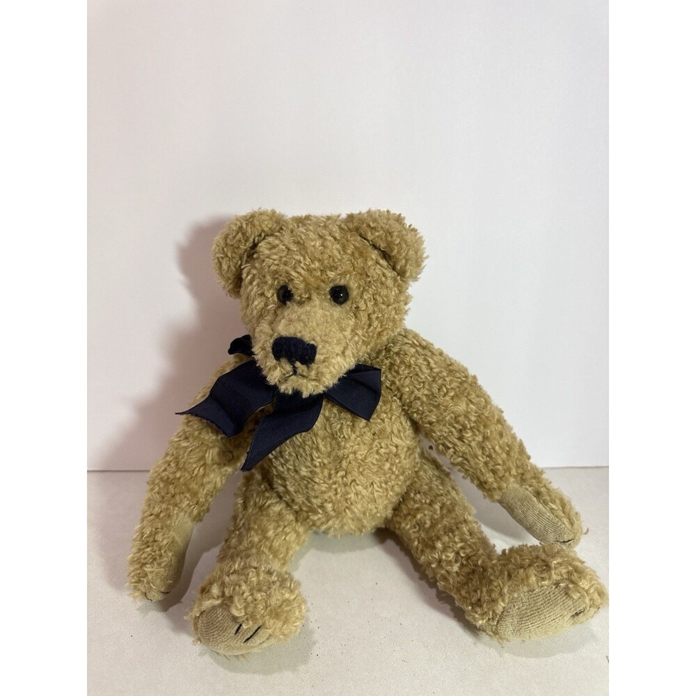 Boyds Bears & Friends The Artisan Series Jointed Collectible Teddy Bear Navy Bow